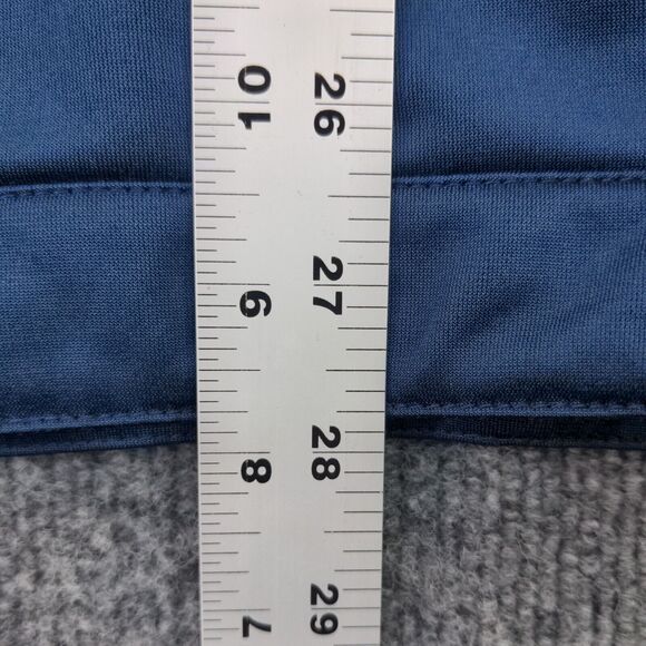 Nike Mens Pullover Hoodie Blue Medium Long Sleeve Shoulder Stripe - Picture 11 of 12